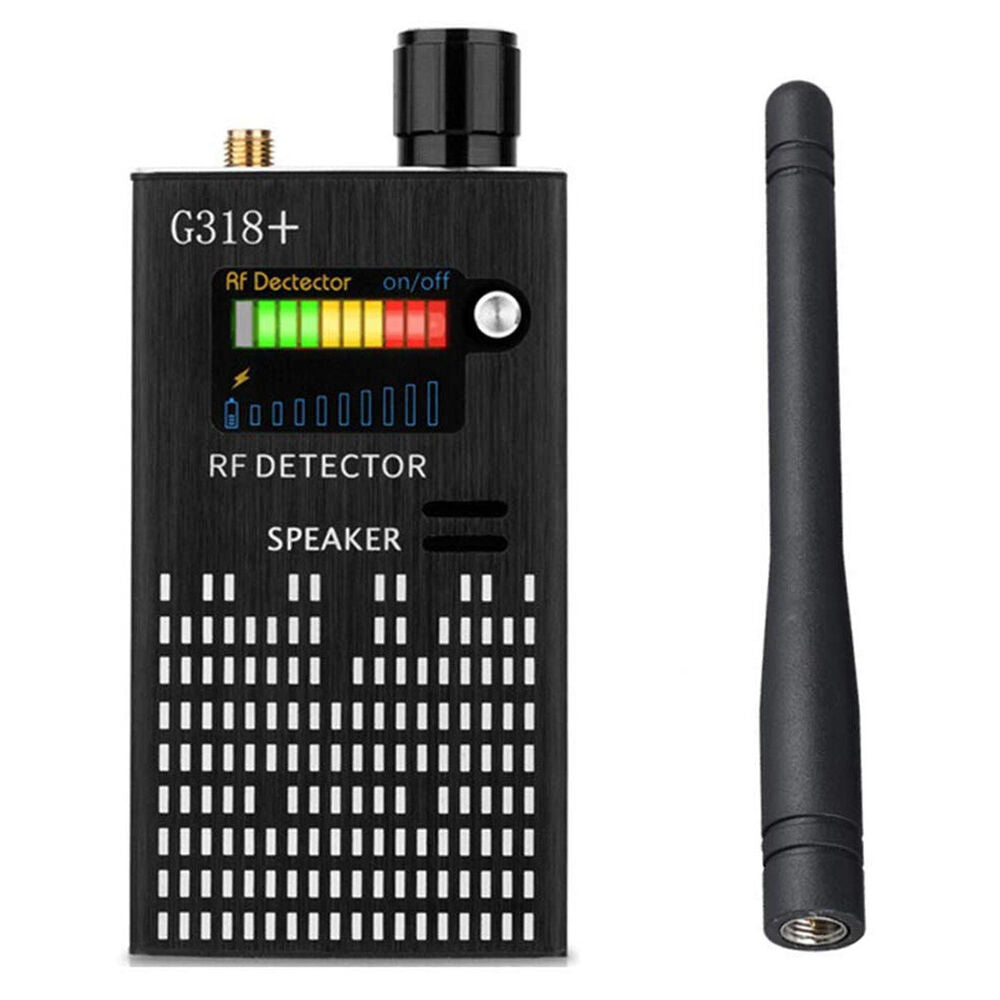 Avelena | Spionagesignal-Wanzendetektor, HF-Detektor, versteckte Kamera, Laserlinse, GSM-GPS-Gerätefinder