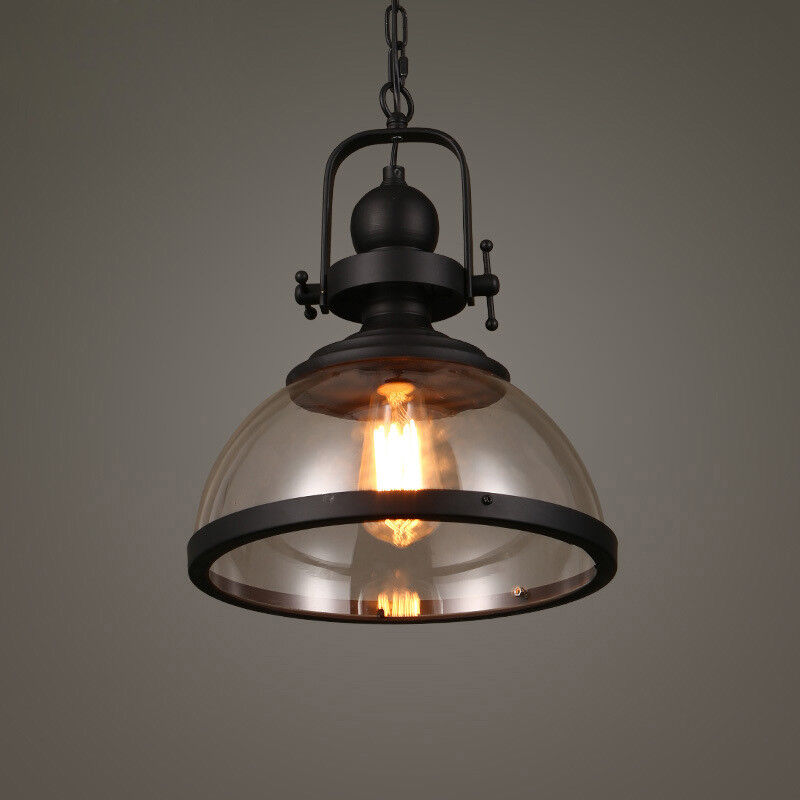 Avelena | Antike Glas Eisen Retro Industrie Kronleuchter Hängende Deckenleuchten