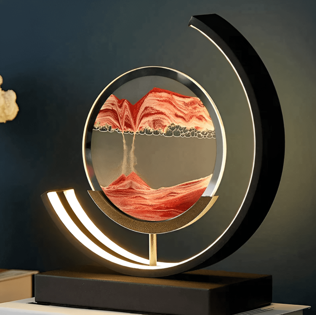 Avelena | SOLUNA LAMPE – Entspannende Sandlampe mit App & Fernbedienung