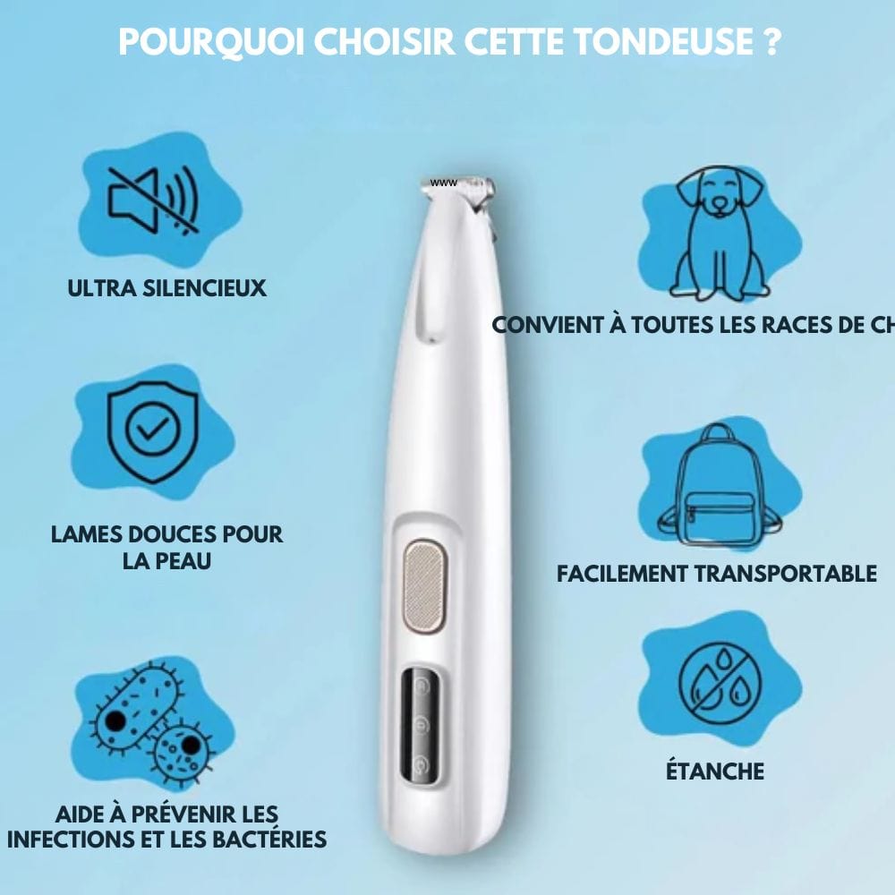 Avelena | WHISPERCLIP – Ultraleiser Haustiertrimmer für empfindliche Pflege