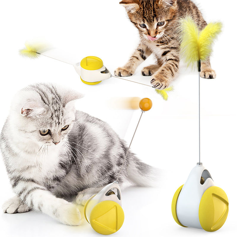 Avelena | Schwingendes Katzenspielzeug mit Rädern
