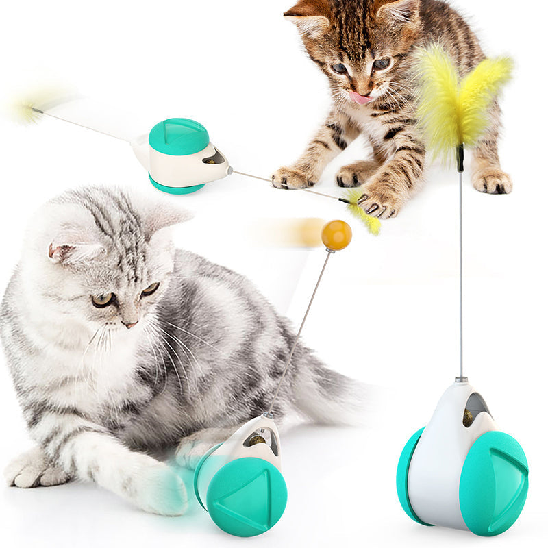 Avelena | Schwingendes Katzenspielzeug mit Rädern