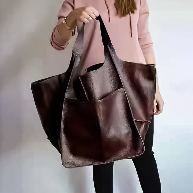 Avelena | Übergroße Weekender-Handtaschen Aus Leder