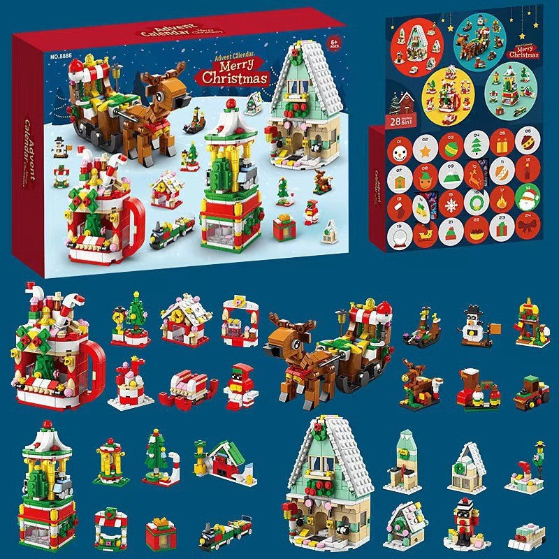 Avelena | Weihnachts-Adventskalender-Überraschungsbaustein-Set