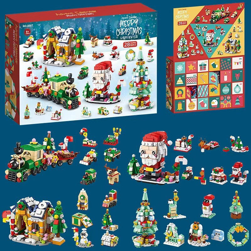Avelena | Weihnachts-Adventskalender-Überraschungsbaustein-Set