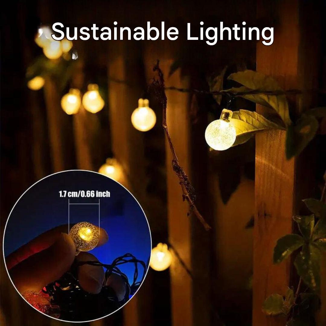 Avelena | Solar Lichterkette für den Außenbereich - EcoGlow