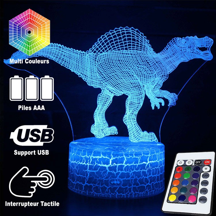 Avelena | 3D Lampe Dinosaurier Spinosaurus Schrecklich
