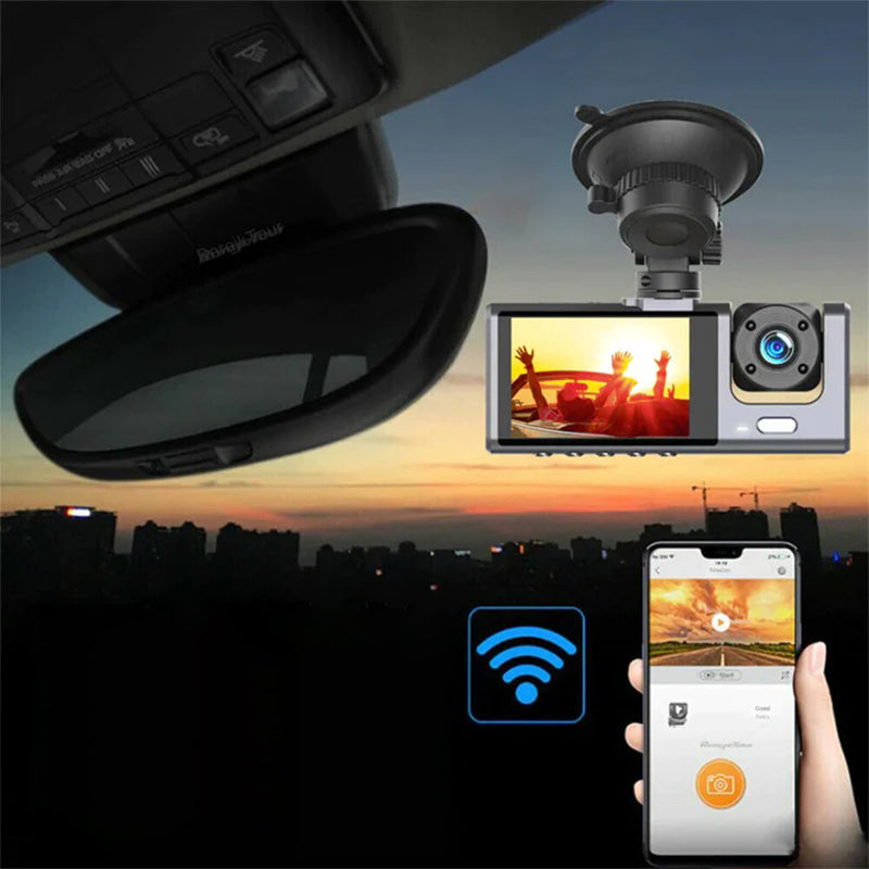 Avelena | 🚗📹Auto-Kamera mit 170° Weitwinkel und 1080p Dual-Linse
