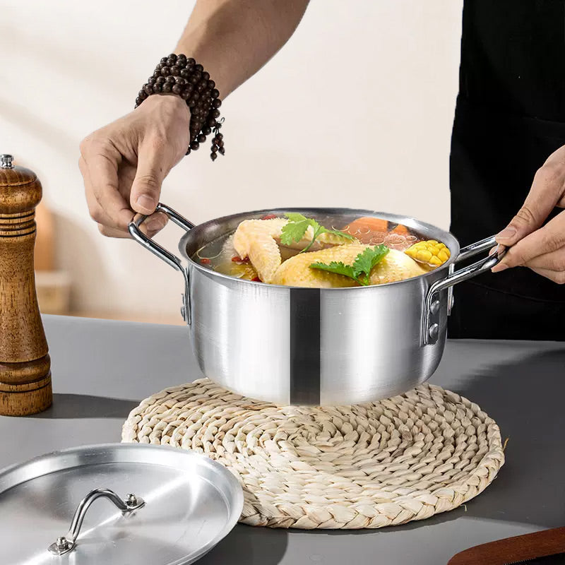 Avelena | Aluminium Kochgeschirr Suppentopf 7-teiliges Set