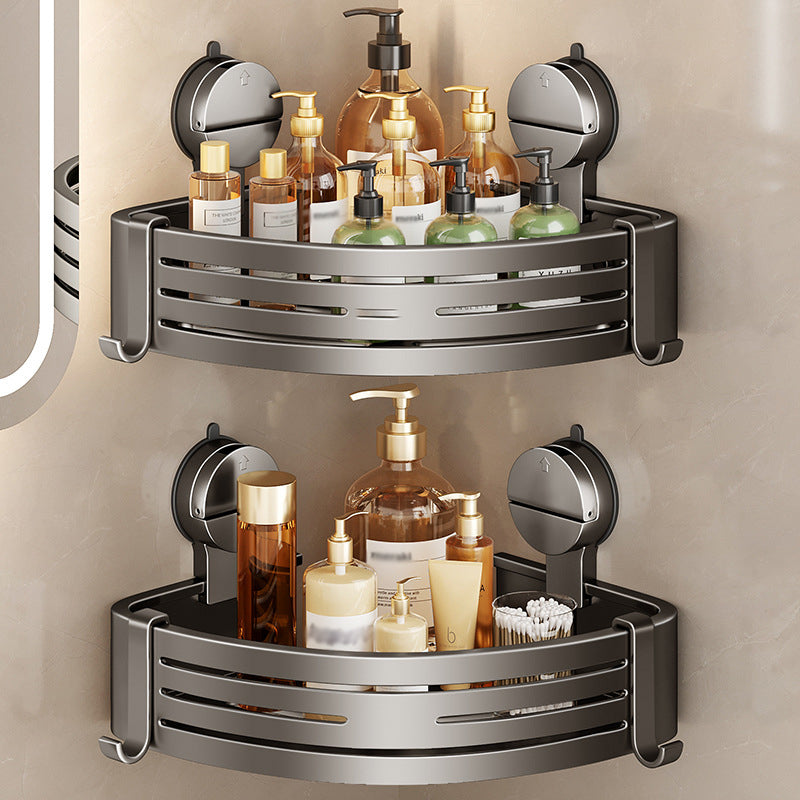 Avelena | 2PCS Wandmontierter Badezimmer Organizer mit Saugnapf