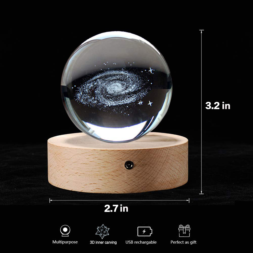 Avelena | 3D Planet Kristallkugel