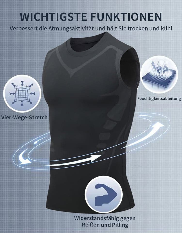 Avelena | 🔥2024 Neue Version Ionic Shaping ärmelloses Shirt ohne Ärmel