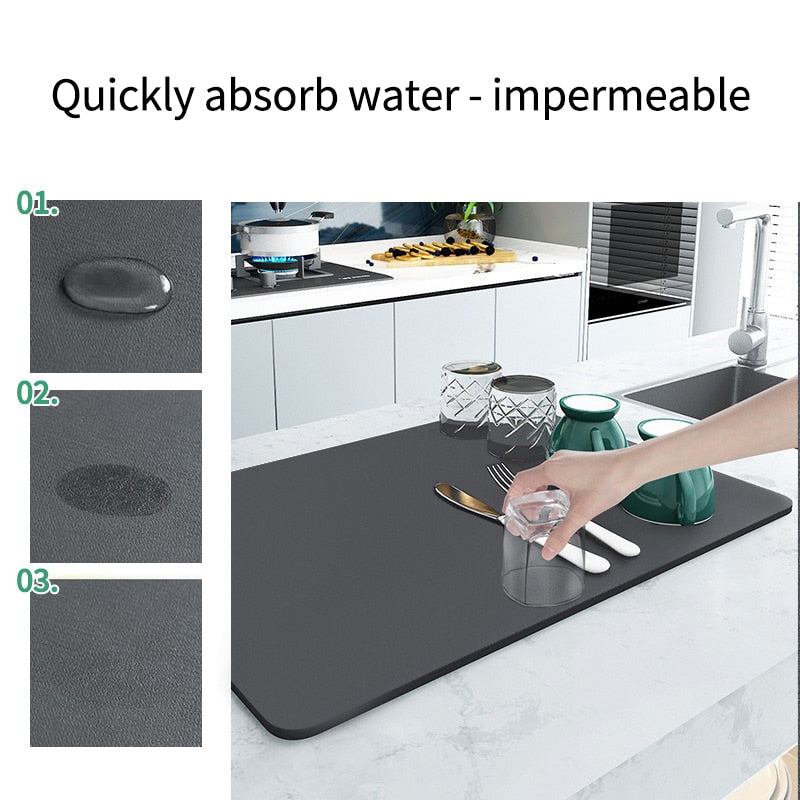 Avelena | Superabsorbierende Drainagematte für die Küche