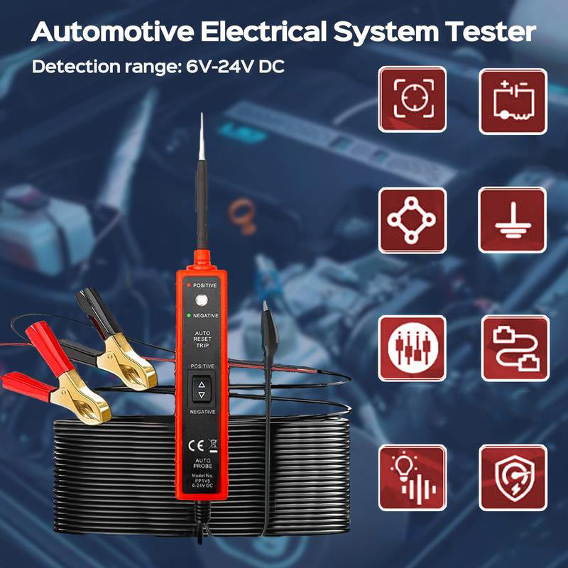 Avelena | 6-24 V DC Stromprüfer für das elektrische System des Autos