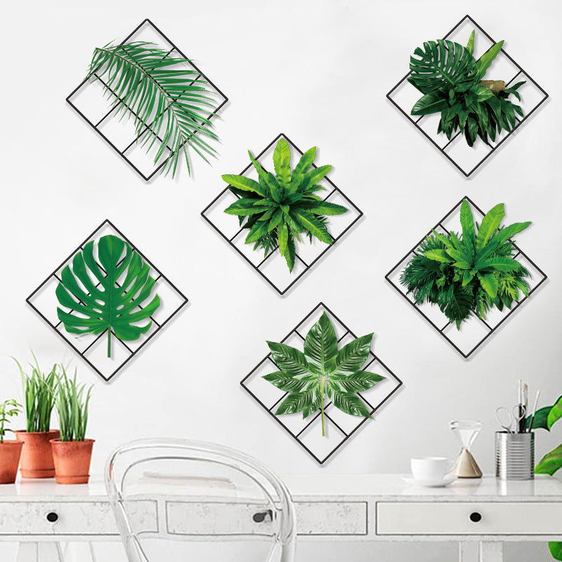 Avelena | 🌵3D Wandaufkleber mit grüner Pflanze