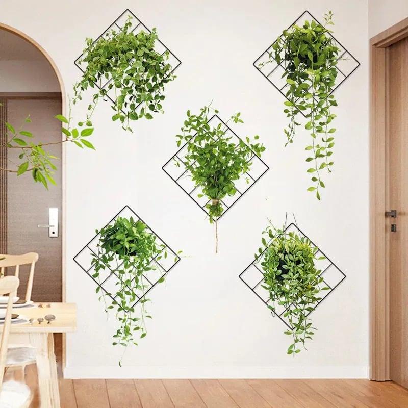 Avelena | 🌵3D Wandaufkleber mit grüner Pflanze