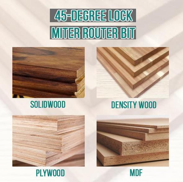 Avelena | WoodCarver | 45° Gehrungsfräser für perfekte Holzverbindungen