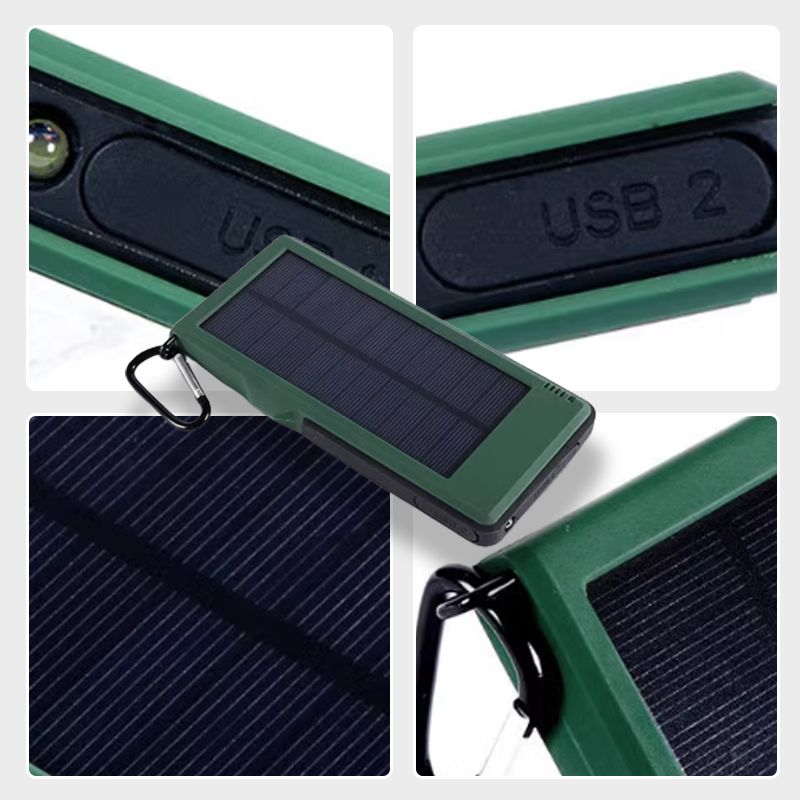 Avelena | Solar-Ladegerät Power Bank für Handys