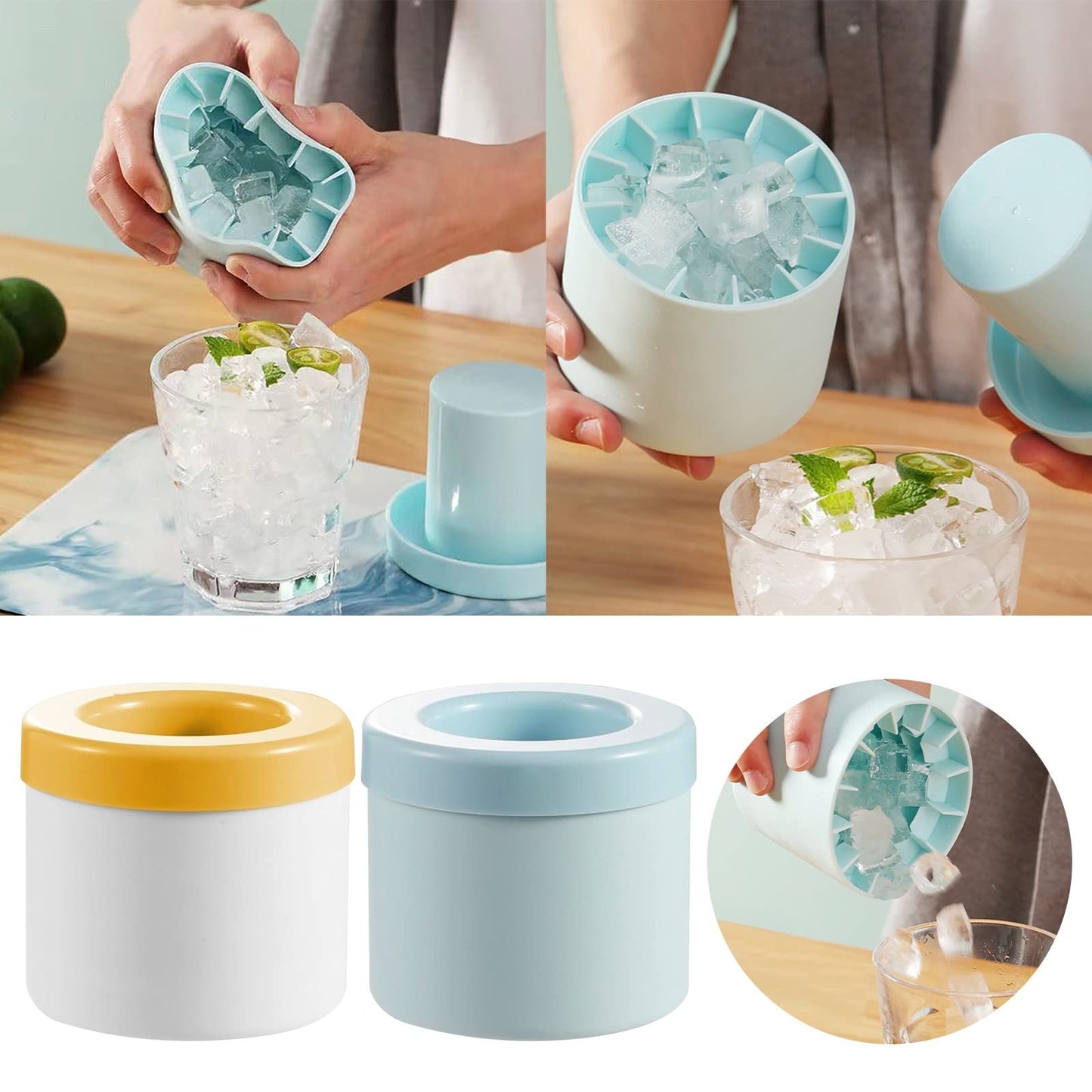 Avelena | Silicone-Eiswürfelschalenbecher