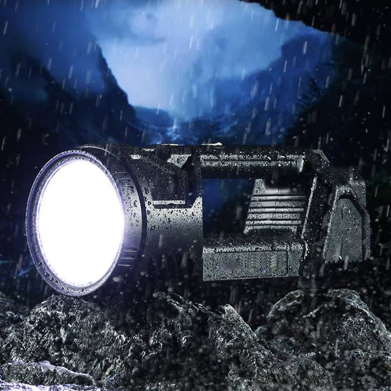 Avelena | Superhelles Doppelkopf-Spotlight tragbare Taschenlampe