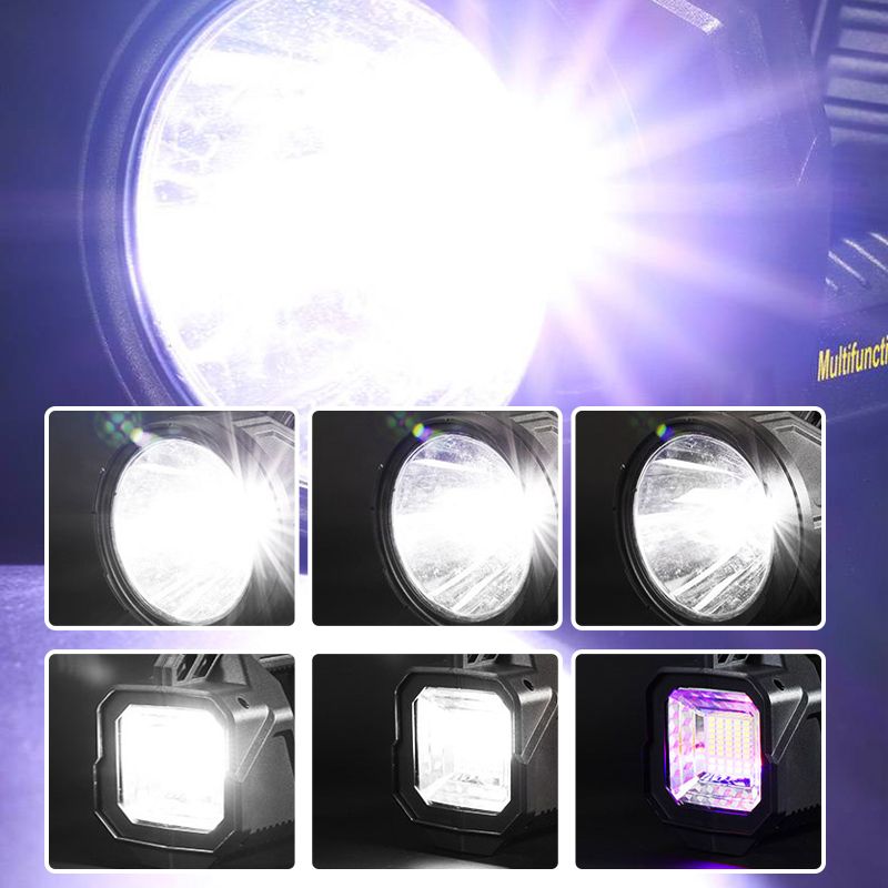 Avelena | Superhelles Doppelkopf-Spotlight tragbare Taschenlampe