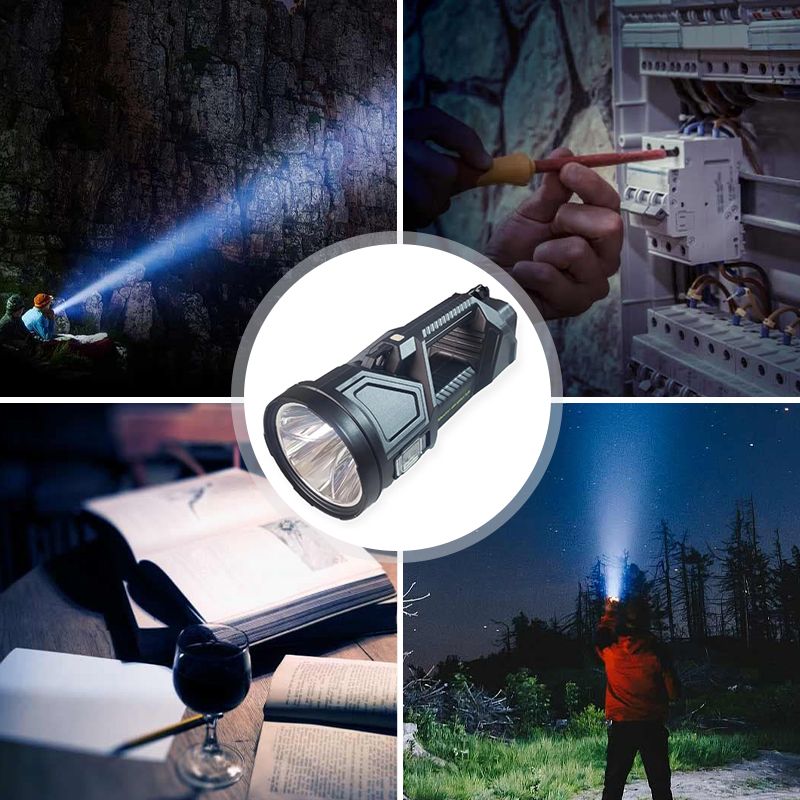 Avelena | Superhelles Doppelkopf-Spotlight tragbare Taschenlampe