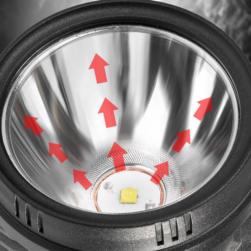 Avelena | Superhelles Doppelkopf-Spotlight tragbare Taschenlampe