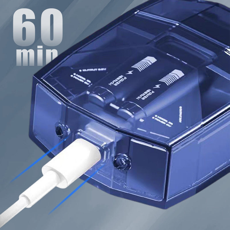 Avelena | Transparente Mini-Elektrorasierer mit niedrigem Geräuschpegel