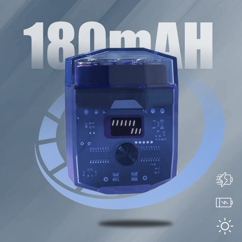 Avelena | Transparente Mini-Elektrorasierer mit niedrigem Geräuschpegel