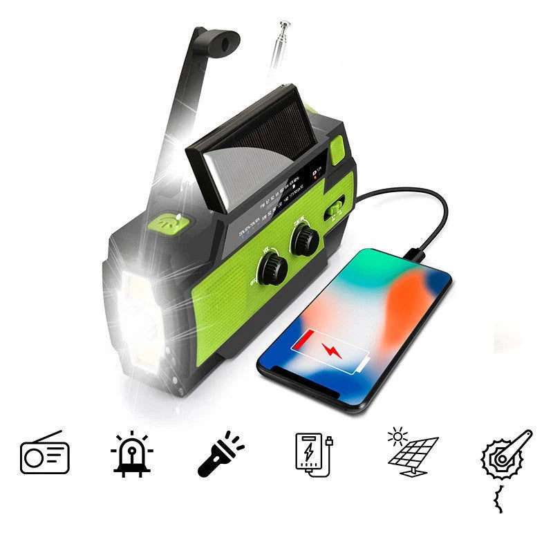 Avelena | All-in-One solarbetriebene Notfallradio