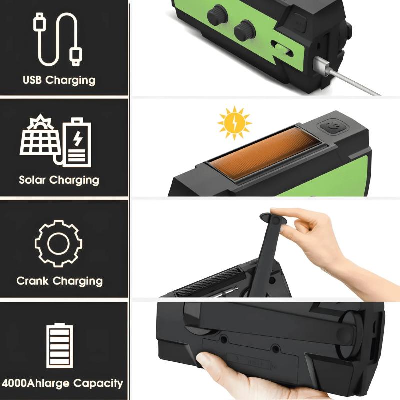 Avelena | All-in-One solarbetriebene Notfallradio
