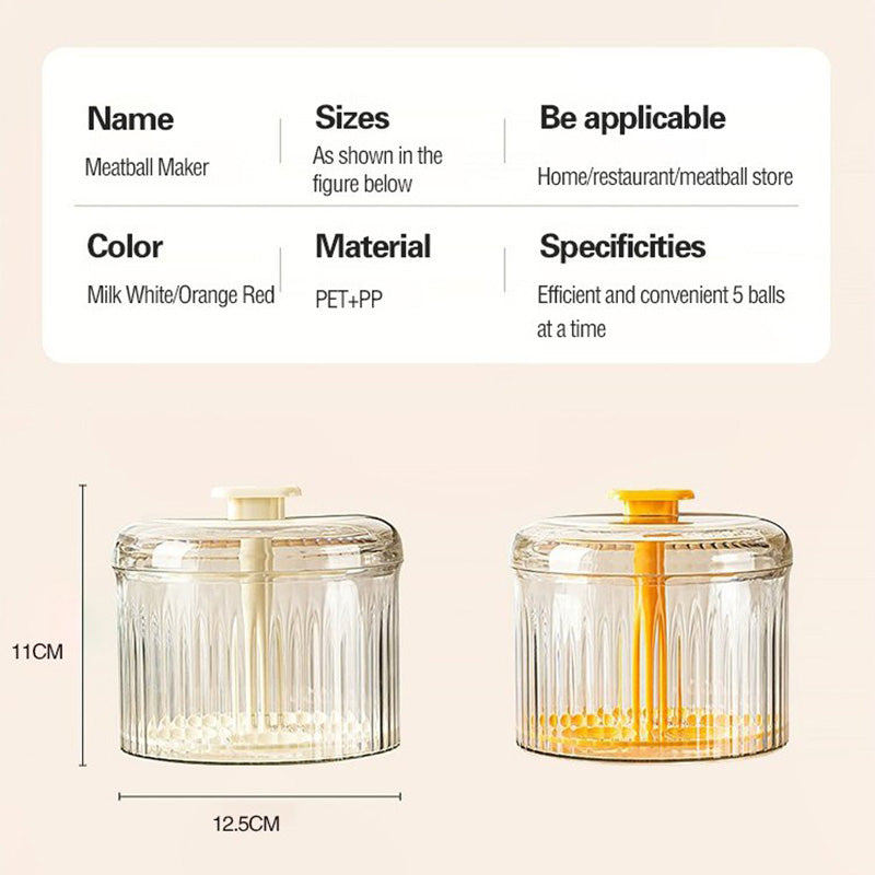 Avelena | Transparent Fleischbällchen-Maker