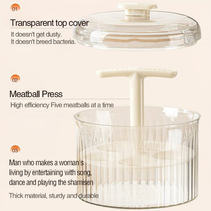 Avelena | Transparent Fleischbällchen-Maker