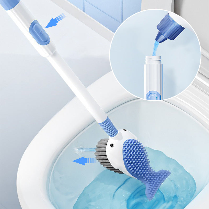 Avelena | Wandmontiertes Saugnapf-Toilettenbürstenset