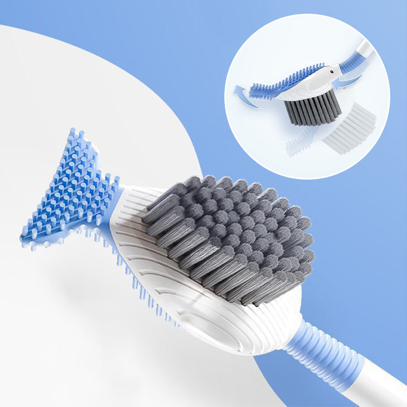 Avelena | Wandmontiertes Saugnapf-Toilettenbürstenset