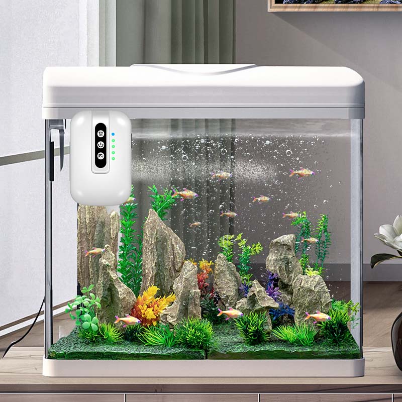 Avelena | Tragbare wiederaufladbare Sauerstoffpumpe für Aquarium, Outdoor