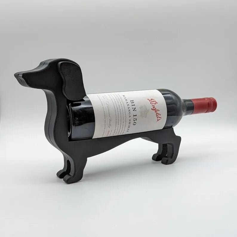 Avelena | Weinflaschenhalter in Form eines Dackels