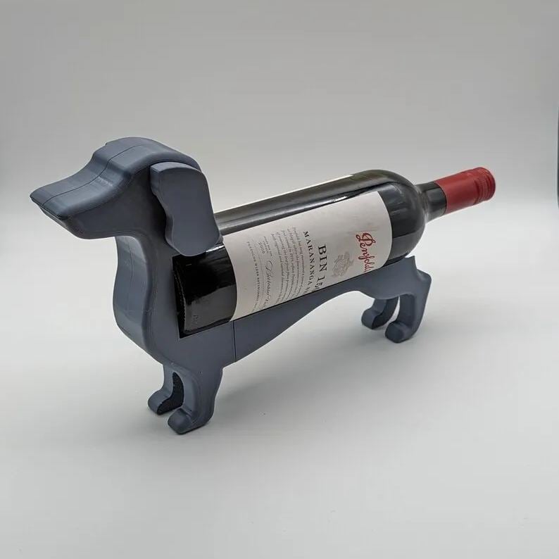 Avelena | Weinflaschenhalter in Form eines Dackels