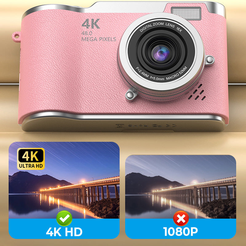 Avelena | 4K HD Flip-Screen Digitalkamera