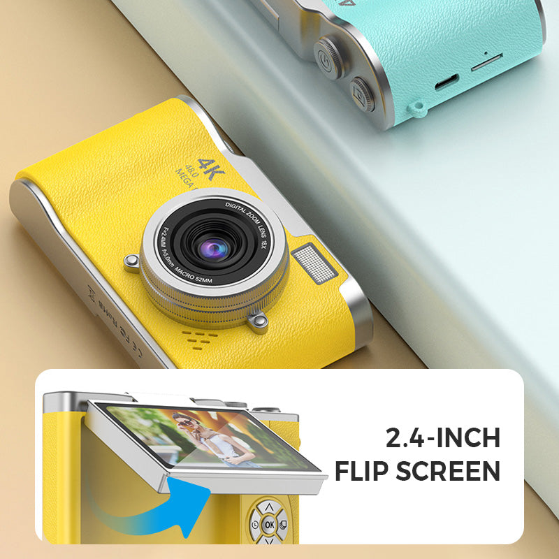 Avelena | 4K HD Flip-Screen Digitalkamera
