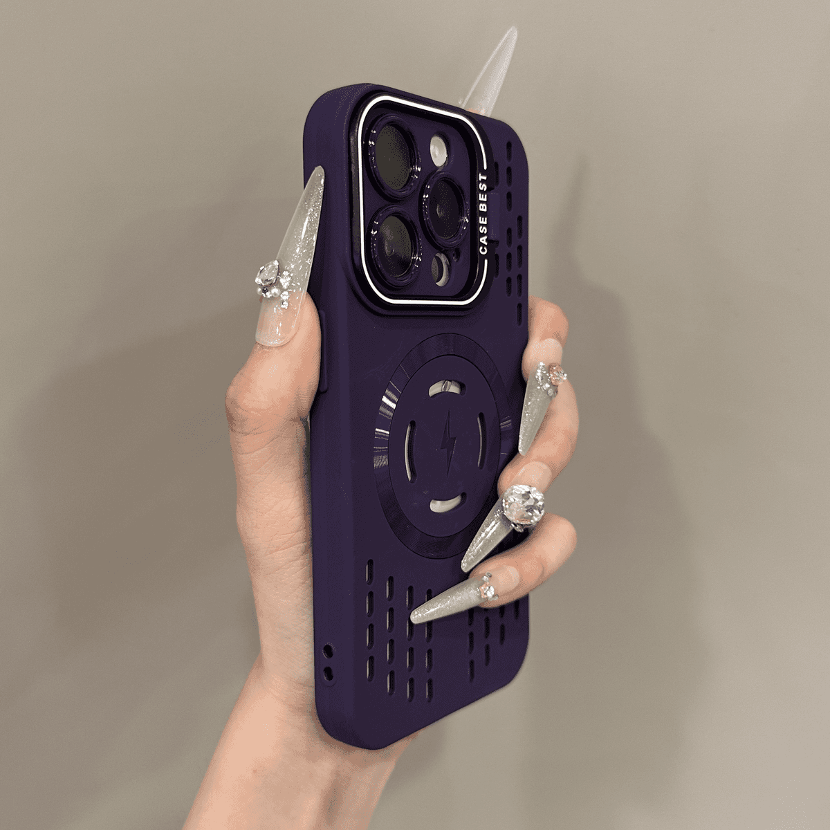 Avelena | Weiche Silikon-Schutzabdeckung mit blitzschnellem magnetischem Laden Hülle für iPhone