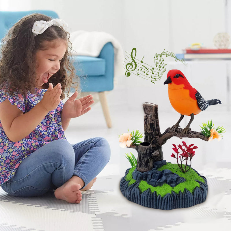 Avelena | Sprachgesteuertes interaktives Spielzeug mit zwitscherndem Vogel