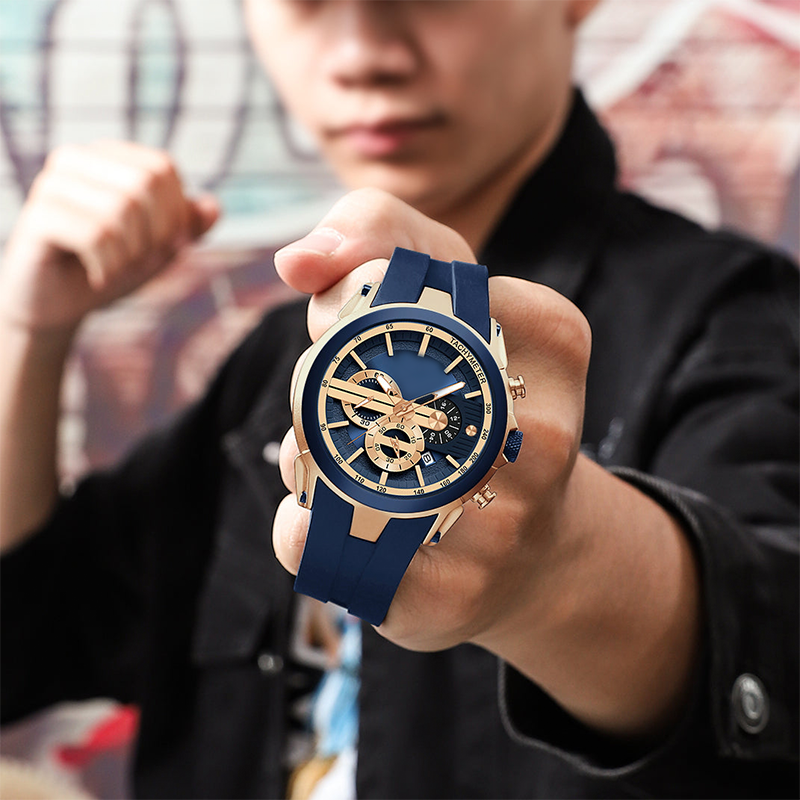 Avelena | 💎Stylische Sportuhr mit leuchtendem Display, Silikonarmband und wasserdichtem Design💎