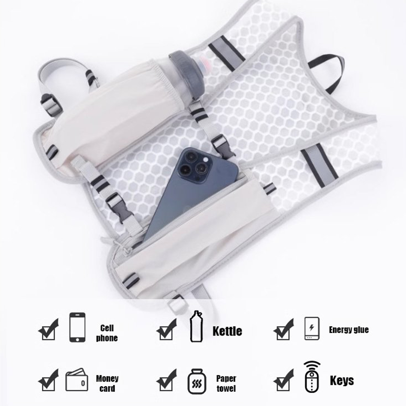 Avelena | 🏃♂️Wander- und Kletterweste mit Handytasche - multifunktional für Outdoor-Aktivitäten