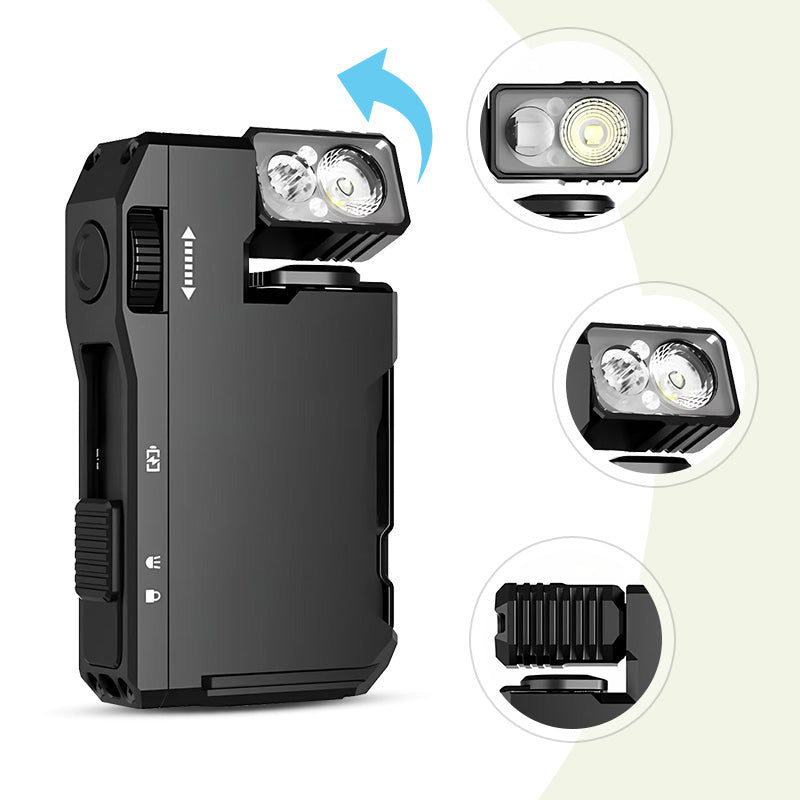 Avelena | Tragbare Mini-Taschenlampe mit drehbarem Kopf