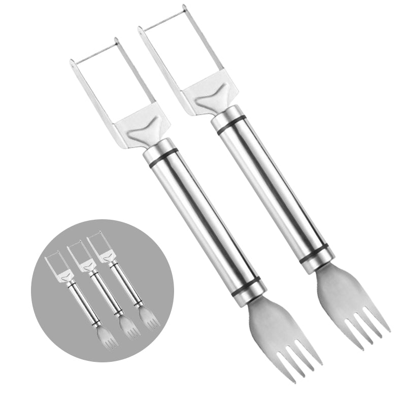 Avelena | 2-in-1 Edelstahl Wassermelonenmesser und -gabel