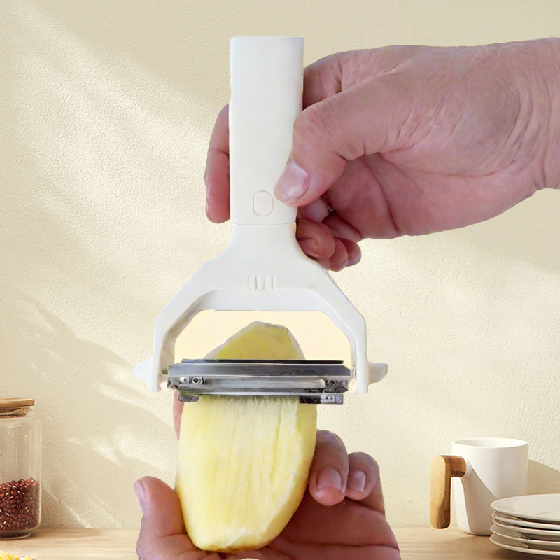 Avelena | 2-in-1 Schäler und Reibe mit zwei Köpfen