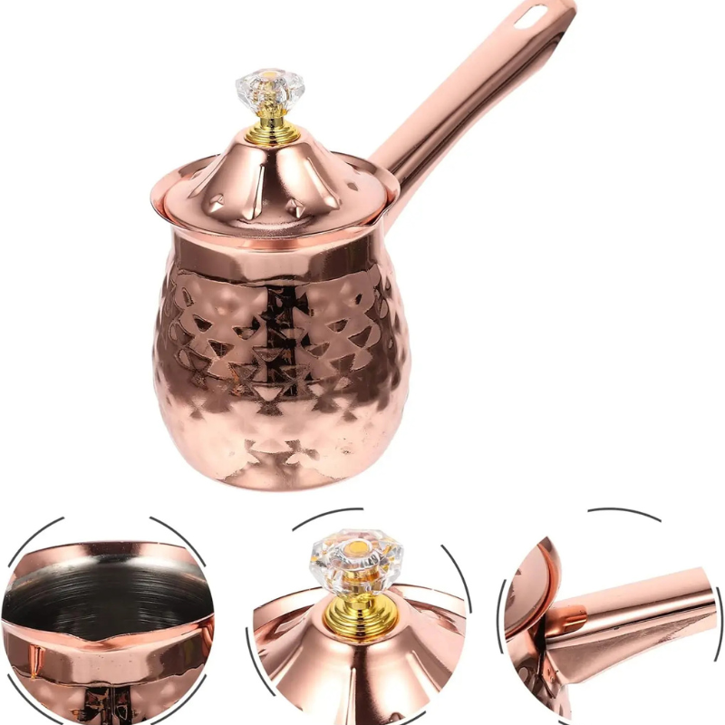 Avelena | Edelstahl Expresso Maschine mit Dampfer Pour Over Teekessel