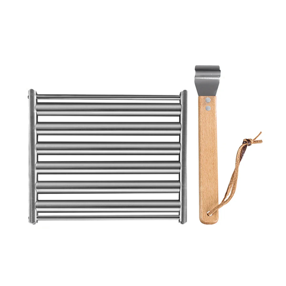 Avelena | Edelstahl Hotdog Wurst Grill Roller Rack Grillwerkzeuge
