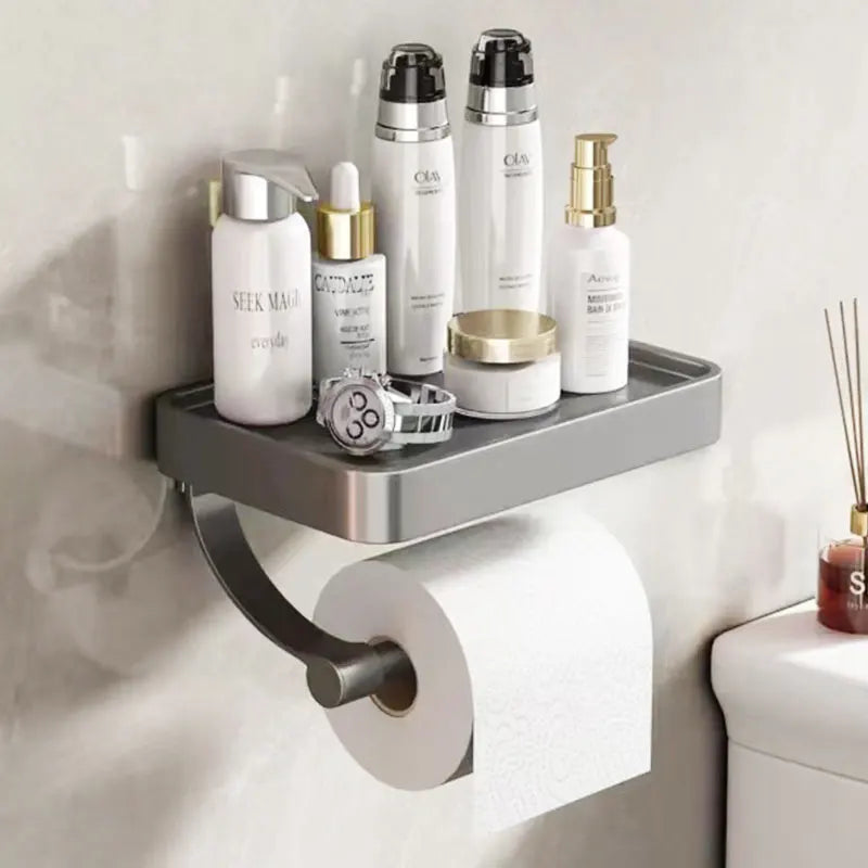 Avelena | Stalux Toilettenpapierhalter mit Ablage
